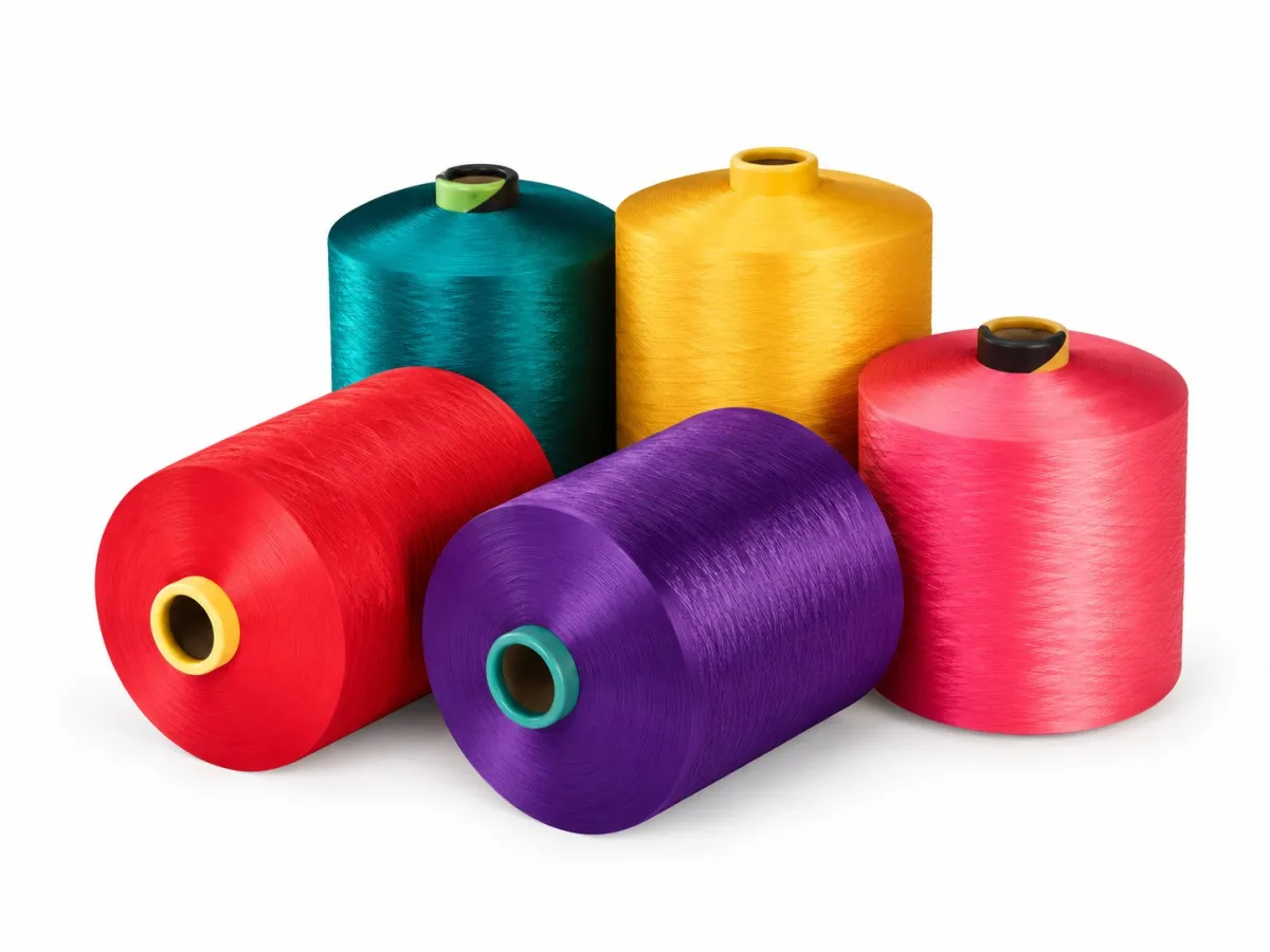 Recycle Renkli Polyester İplik